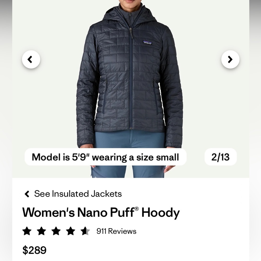 Patagonia Nano puff jacket